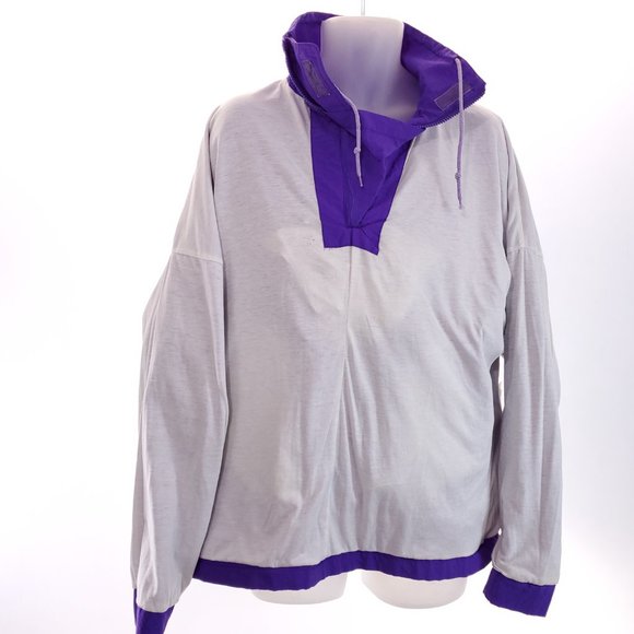 Vintage Atletica 1/4 Zip Unisex M Pullover Front Pocket Windbreaker Mens Womens - Picture 11 of 15